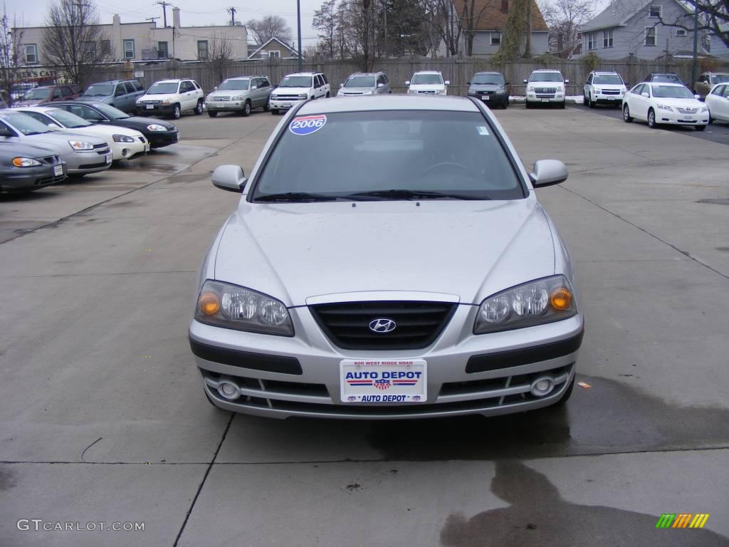 2006 Elantra GT Hatchback - Sterling Silver / Gray photo #3