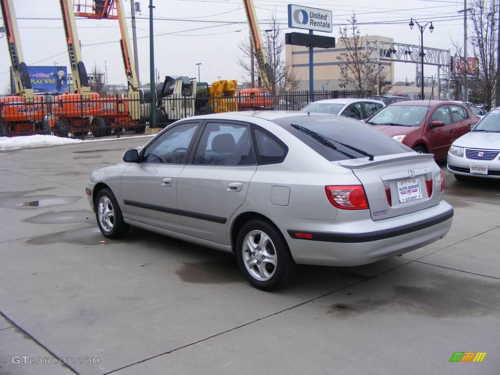 2006 Elantra GT Hatchback - Sterling Silver / Gray photo #6
