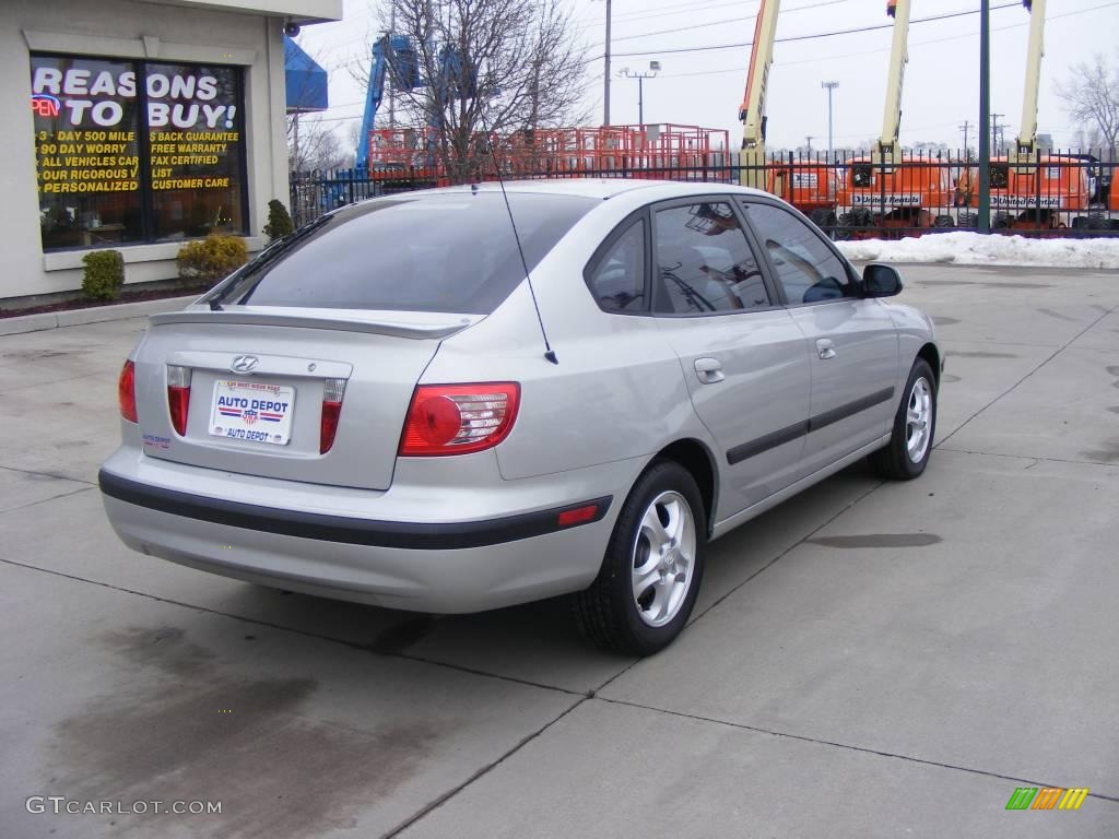 2006 Elantra GT Hatchback - Sterling Silver / Gray photo #8