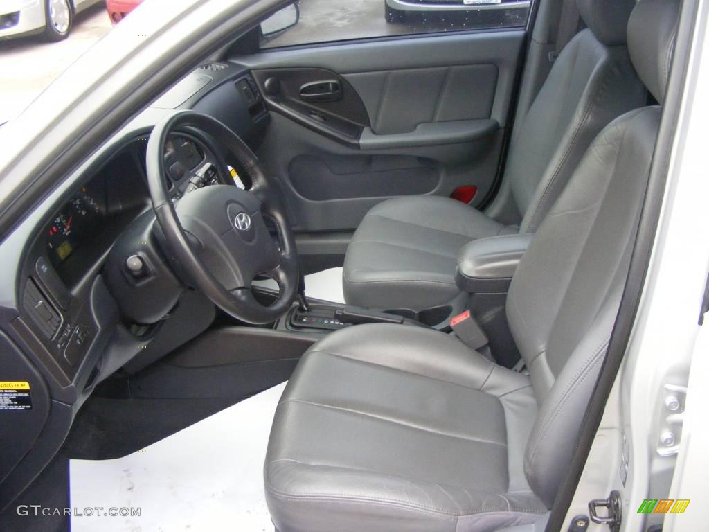 2006 Elantra GT Hatchback - Sterling Silver / Gray photo #9