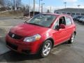 2009 Vivid Red Suzuki SX4 Crossover Technology AWD  photo #7