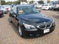 Jet Black - 5 Series 525i Sedan Photo No. 8