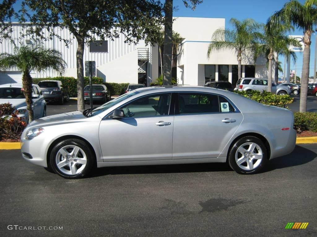 2010 Malibu LS Sedan - Silver Ice Metallic / Titanium photo #3