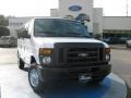Oxford White 2010 Ford E Series Van E350 XL Passenger