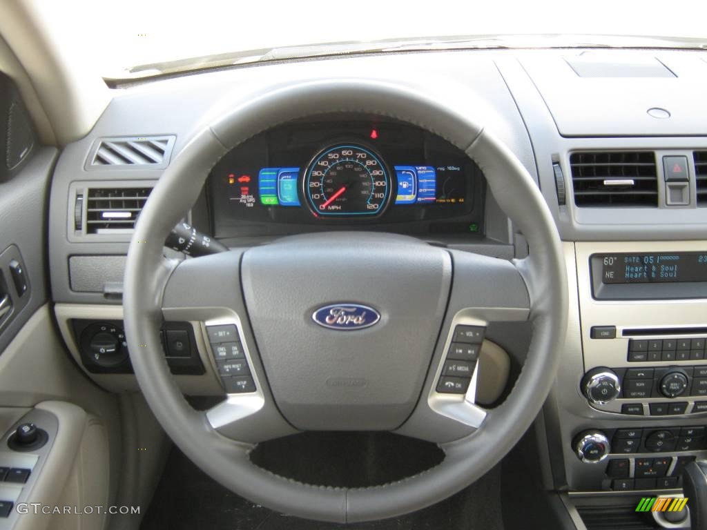 2010 Fusion Hybrid - Sterling Grey Metallic / Medium Light Stone photo #3