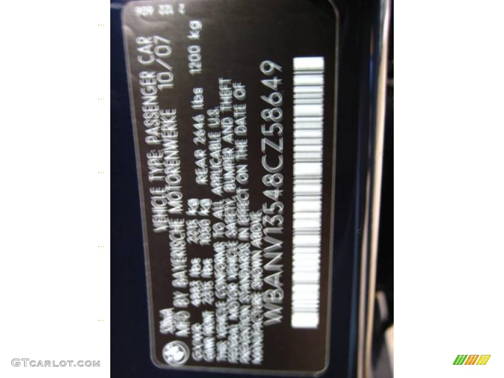 2008 5 Series 528xi Sedan - Monaco Blue Metallic / Black Dakota Leather photo #25