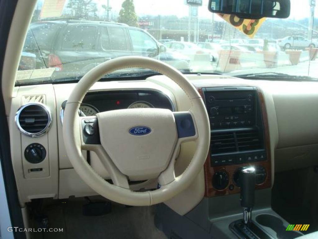 2006 Explorer Eddie Bauer 4x4 - Oxford White / Camel photo #12