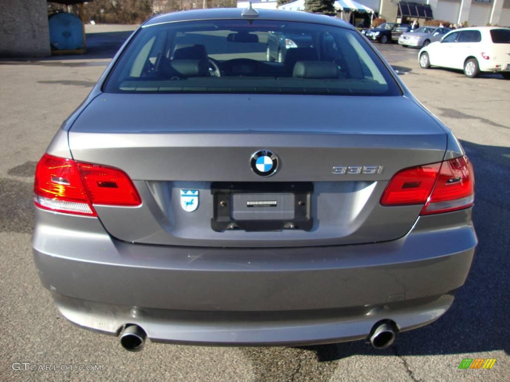 2009 3 Series 335xi Coupe - Space Grey Metallic / Black photo #8