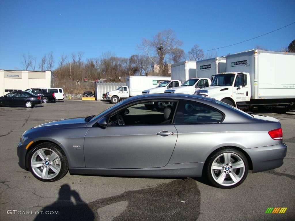 2009 3 Series 335xi Coupe - Space Grey Metallic / Black photo #10