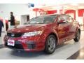 2010 Spicy Red Kia Forte Koup EX  photo #2