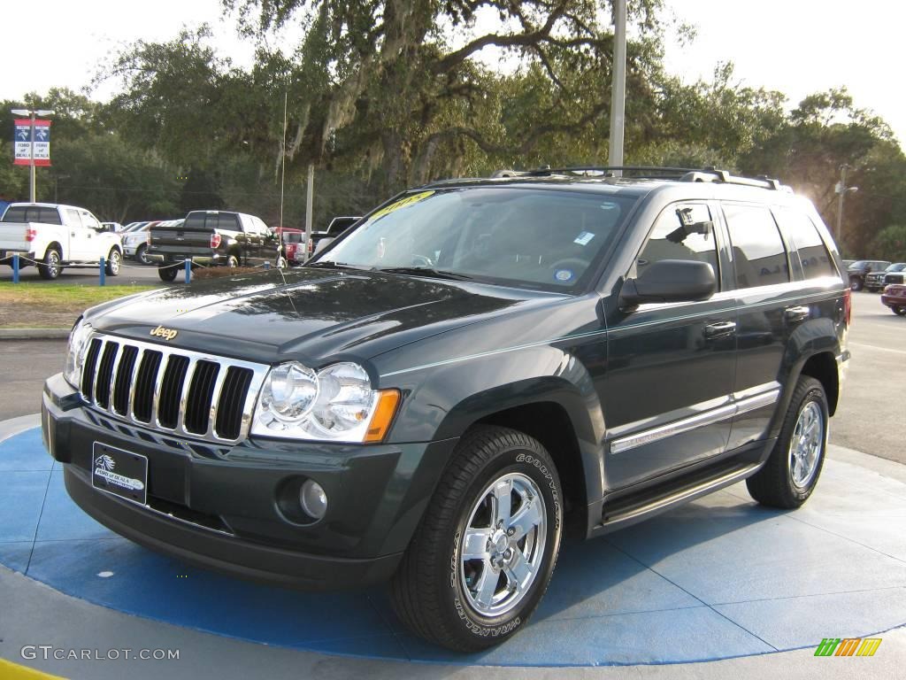 2005 Grand Cherokee Limited - Deep Beryl Green Pearl / Dark Khaki/Light Graystone photo #7