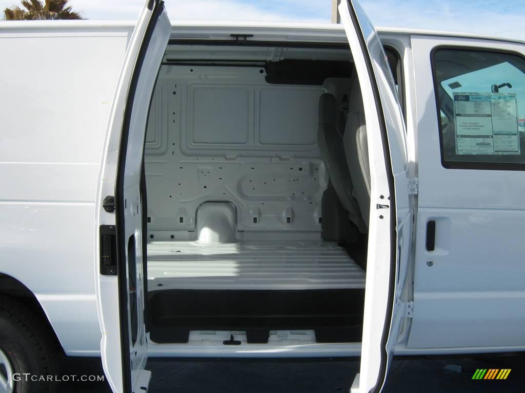 2009 E Series Van E250 Super Duty Commercial - Oxford White / Medium Flint photo #7