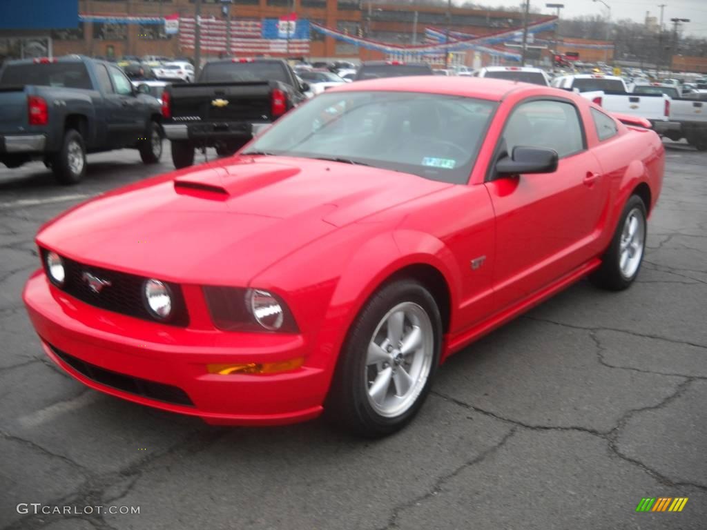 2007 Mustang GT Premium Coupe - Torch Red / Dark Charcoal photo #18