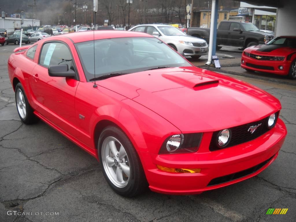 2007 Mustang GT Premium Coupe - Torch Red / Dark Charcoal photo #20