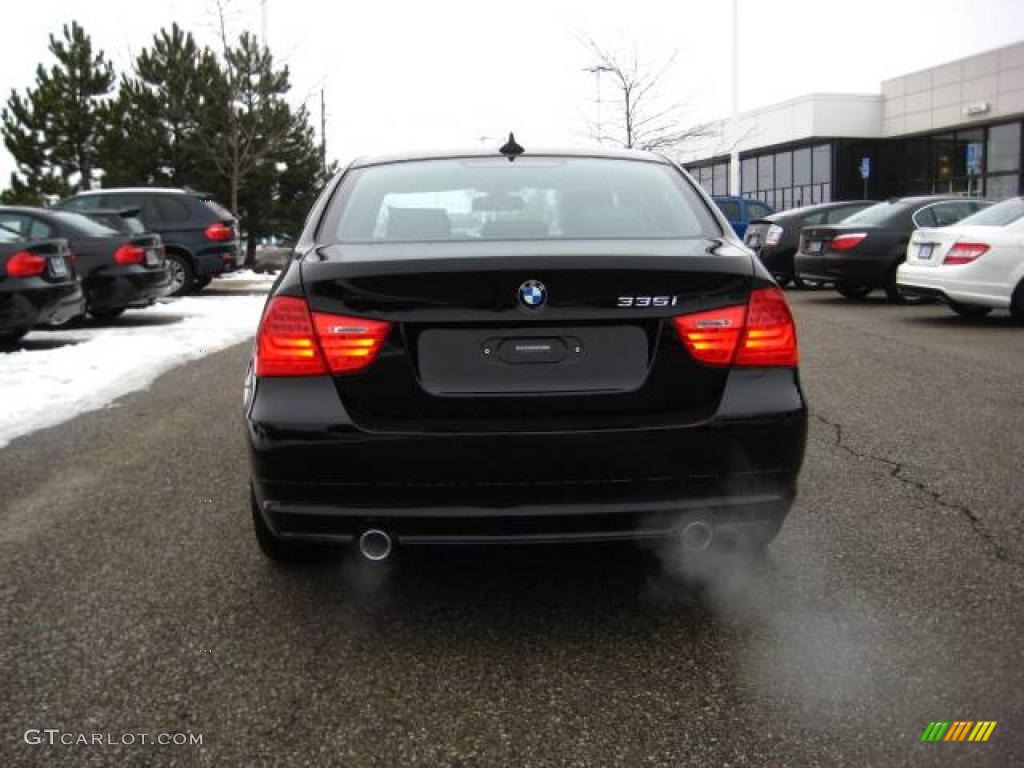 2010 3 Series 335i xDrive Sedan - Jet Black / Black Dakota Leather photo #4