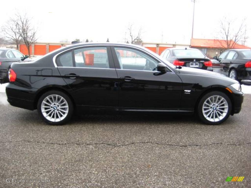 2010 3 Series 335i xDrive Sedan - Jet Black / Black Dakota Leather photo #6