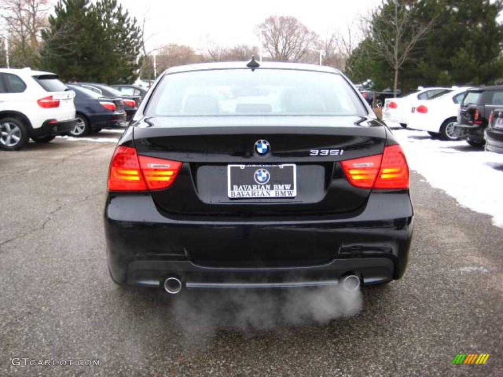 2010 3 Series 335i xDrive Sedan - Black Sapphire Metallic / Black Dakota Leather photo #4