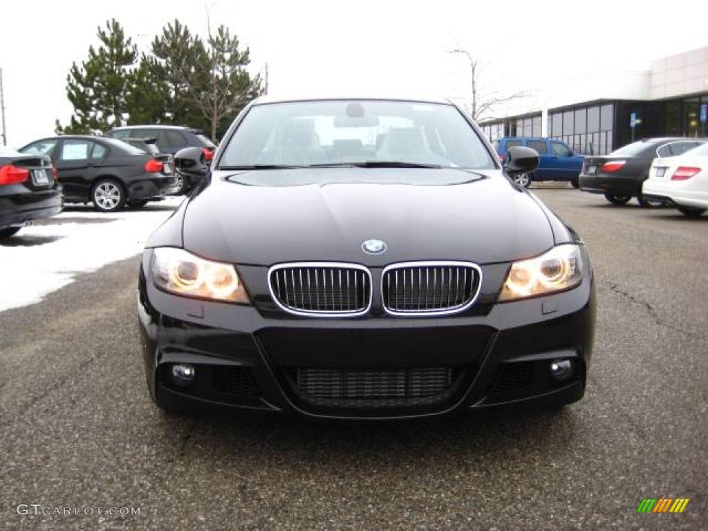 2010 3 Series 335i xDrive Sedan - Black Sapphire Metallic / Black Dakota Leather photo #8