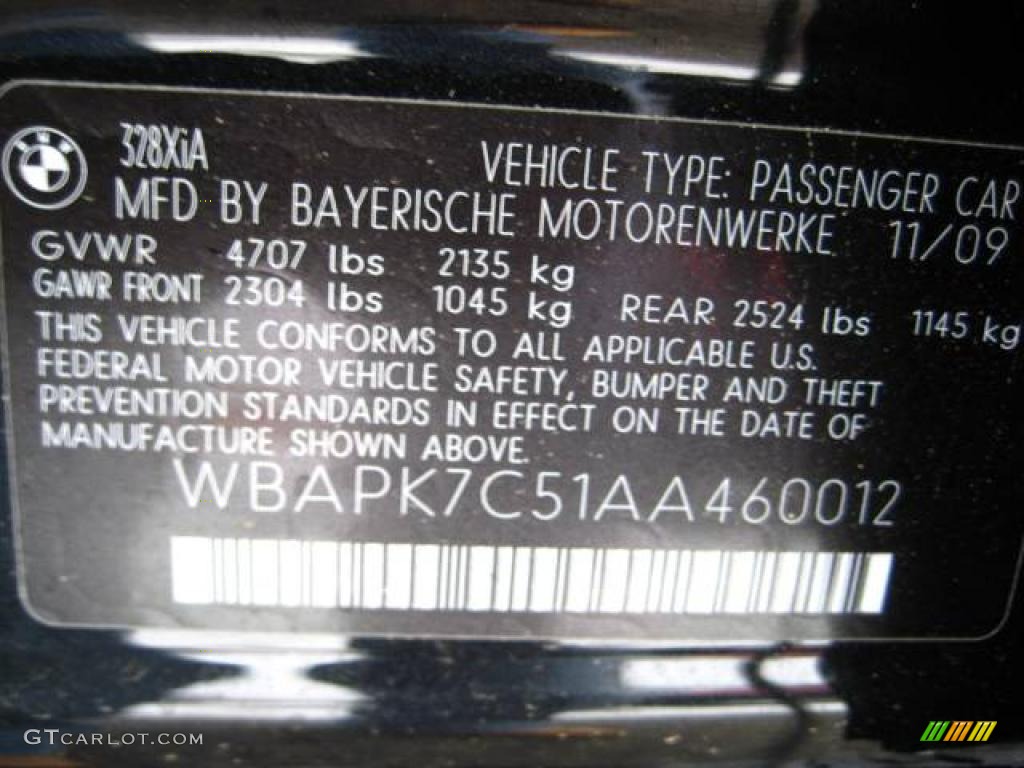 2010 3 Series 328i xDrive Sedan - Black Sapphire Metallic / Saddle Brown Dakota Leather photo #16