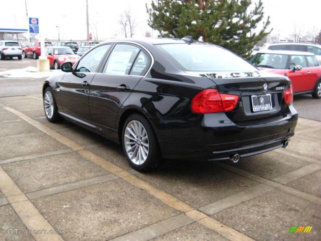 2010 3 Series 335d Sedan - Black Sapphire Metallic / Black Dakota Leather photo #3