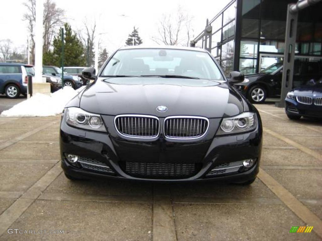 2010 3 Series 335d Sedan - Black Sapphire Metallic / Black Dakota Leather photo #7