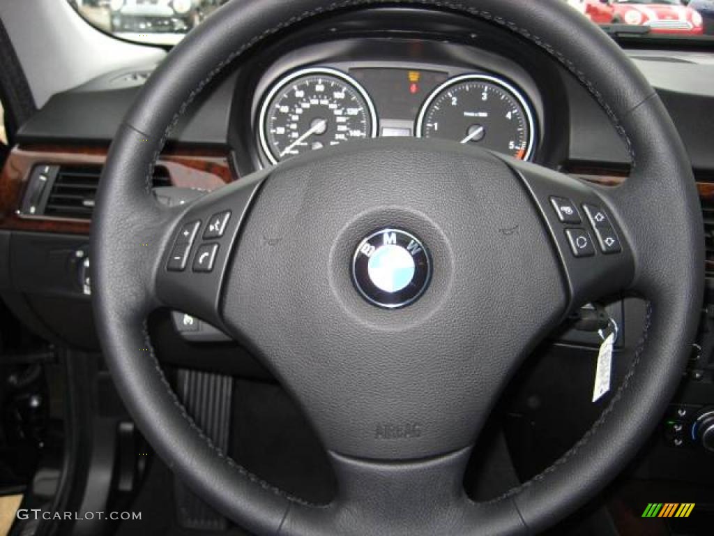 2010 3 Series 335d Sedan - Black Sapphire Metallic / Black Dakota Leather photo #13
