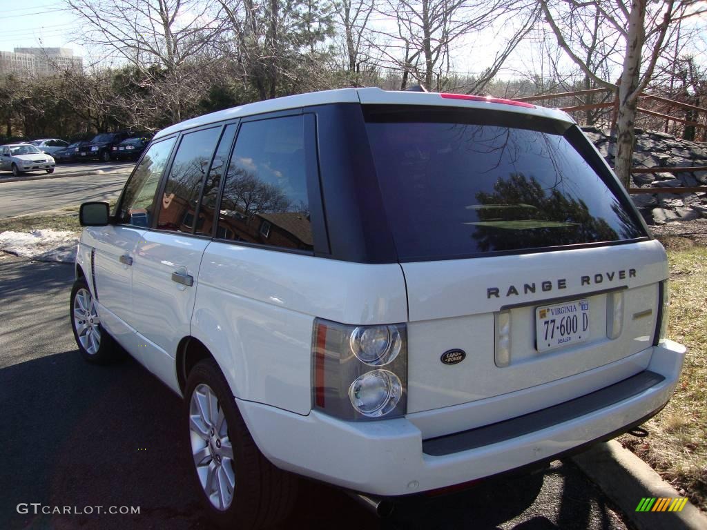 2007 Range Rover Supercharged - Chawton White / Ivory/Black photo #2