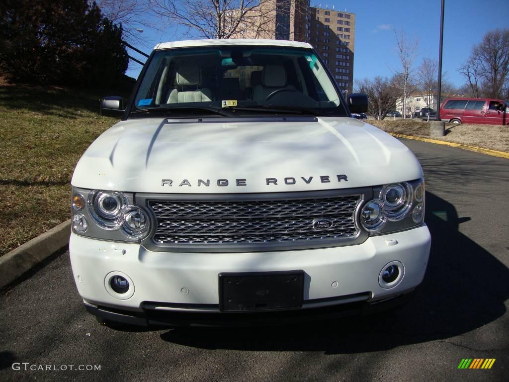 2007 Range Rover Supercharged - Chawton White / Ivory/Black photo #5