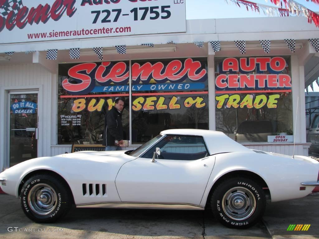 1968 Corvette Convertible - Polar White / Red photo #1