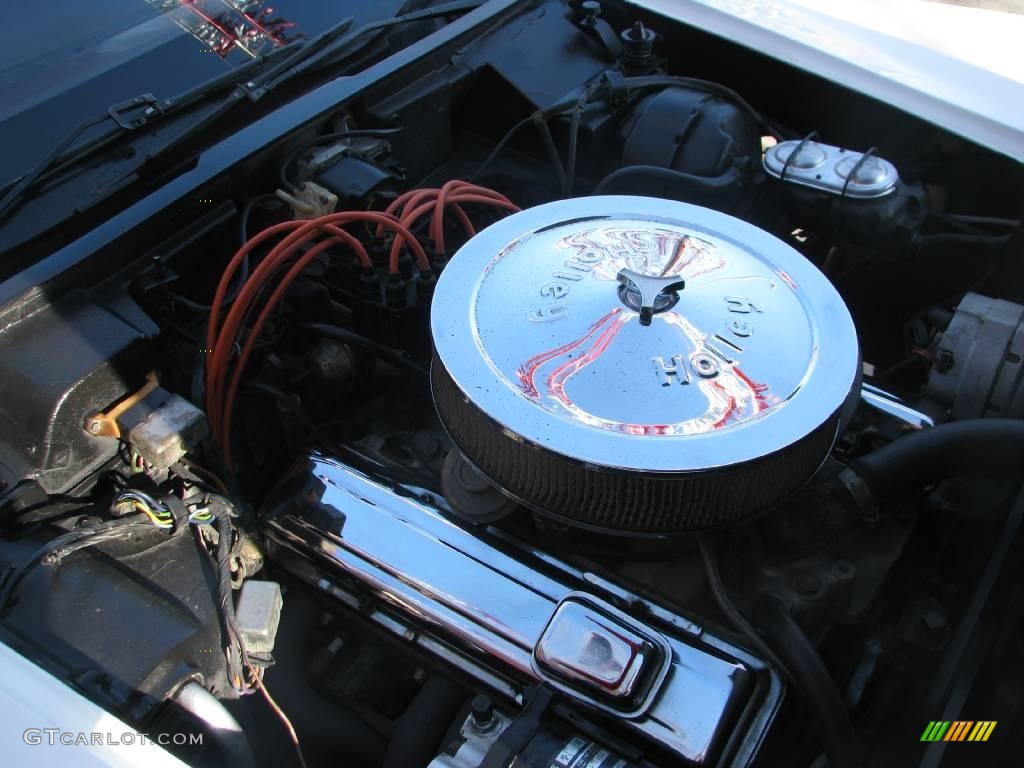1968 Corvette Convertible - Polar White / Red photo #13