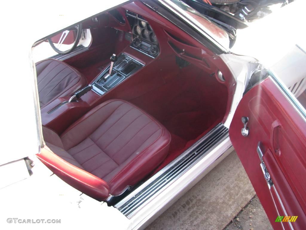 1968 Corvette Convertible - Polar White / Red photo #23