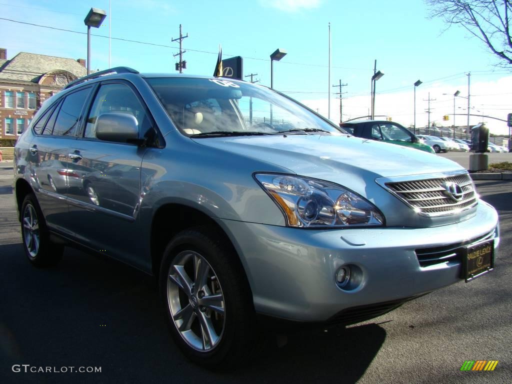 2008 RX 400h AWD Hybrid - Breakwater Blue Metallic / Ivory photo #2