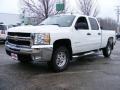 2008 Summit White Chevrolet Silverado 2500HD LT Crew Cab  photo #1