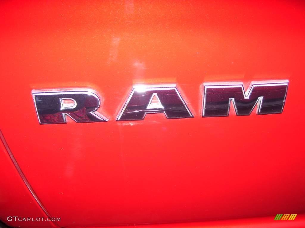 2008 Ram 1500 Big Horn Edition Quad Cab 4x4 - Flame Red / Medium Slate Gray photo #27