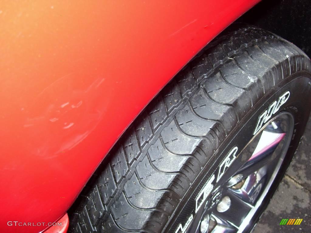 2008 Ram 1500 Big Horn Edition Quad Cab 4x4 - Flame Red / Medium Slate Gray photo #28