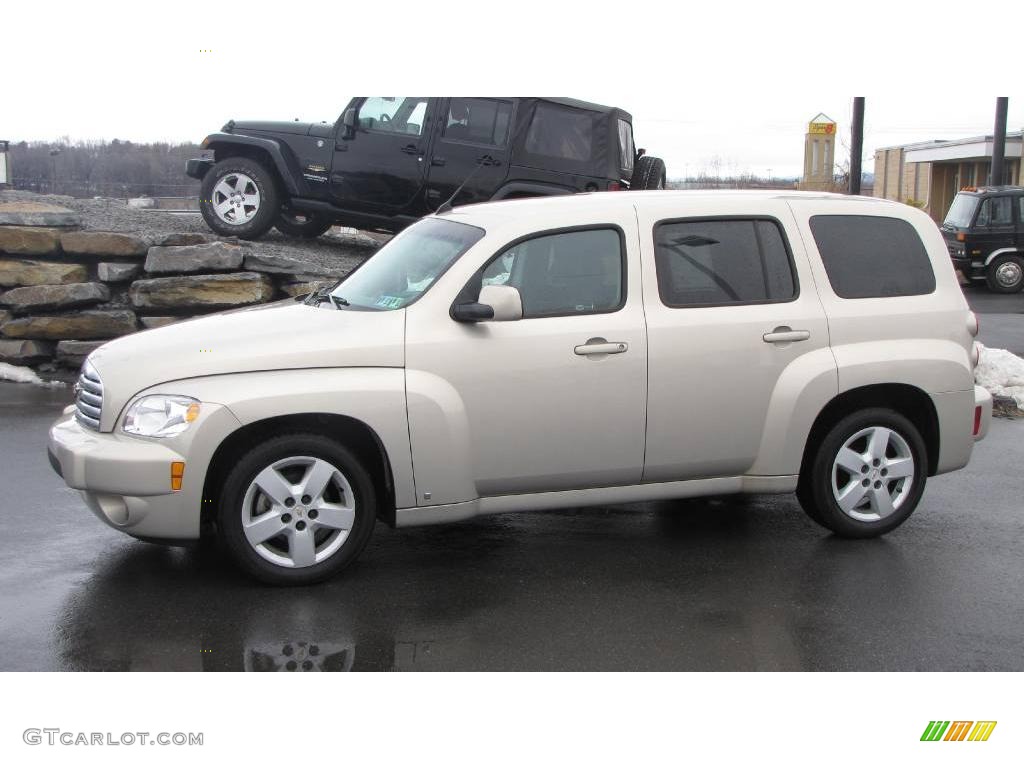 2009 HHR LT - Gold Mist Metallic / Ebony photo #1