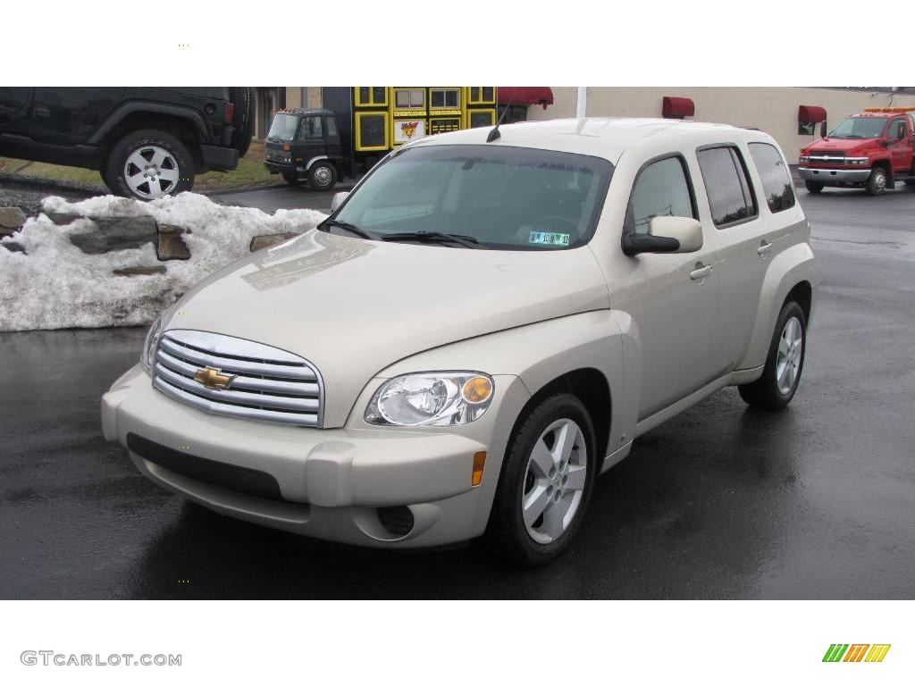 2009 HHR LT - Gold Mist Metallic / Ebony photo #2