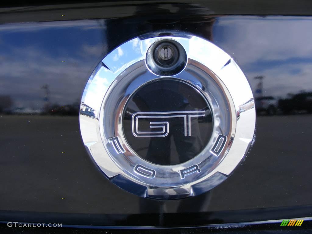 2005 Mustang GT Premium Convertible - Black / Dark Charcoal photo #20
