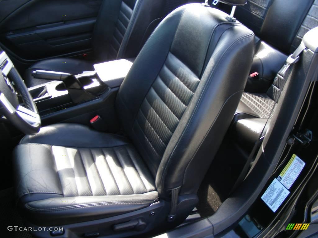 2005 Mustang GT Premium Convertible - Black / Dark Charcoal photo #33