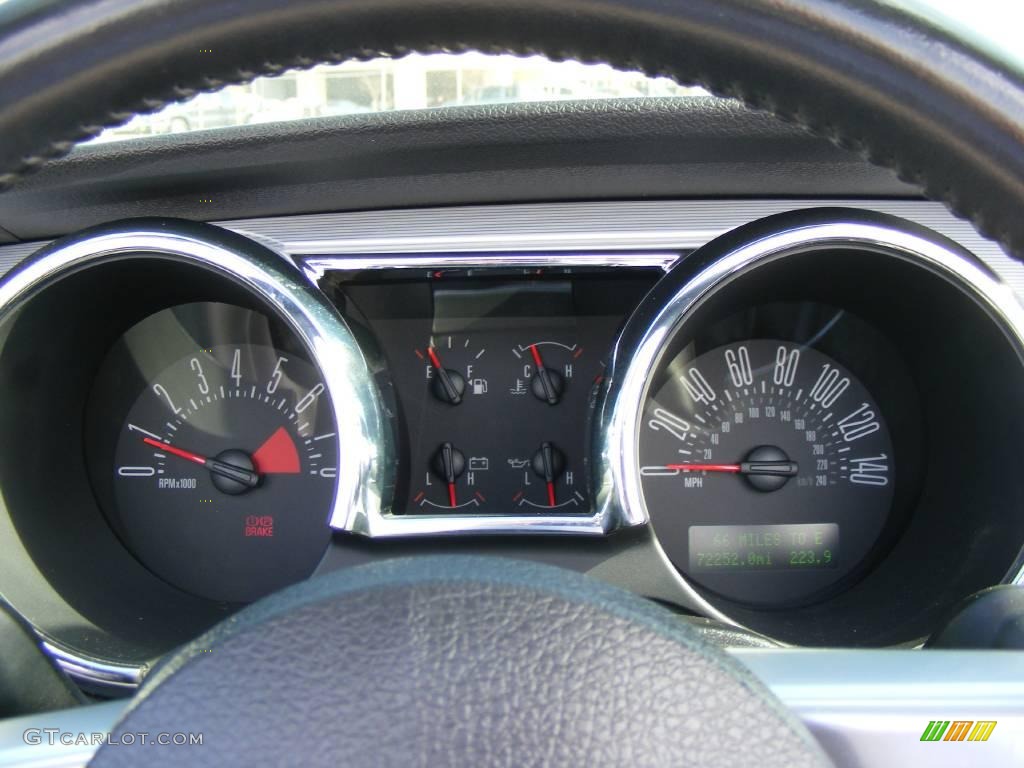 2005 Mustang GT Premium Convertible - Black / Dark Charcoal photo #40
