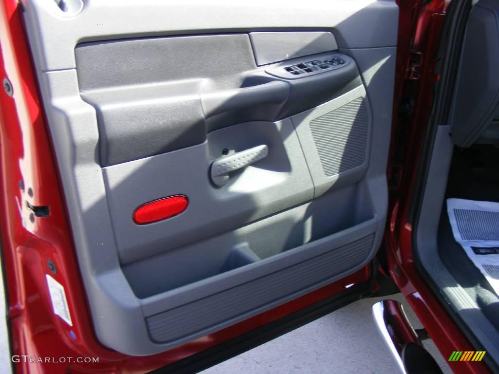 2007 Ram 1500 SLT Quad Cab 4x4 - Inferno Red Crystal Pearl / Medium Slate Gray photo #32