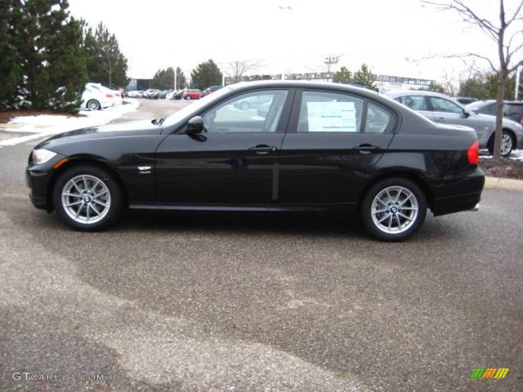 2010 3 Series 328i xDrive Sedan - Black Sapphire Metallic / Oyster/Black Dakota Leather photo #2