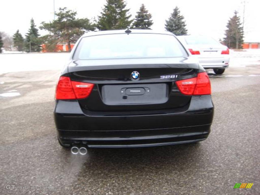 2010 3 Series 328i xDrive Sedan - Black Sapphire Metallic / Oyster/Black Dakota Leather photo #4