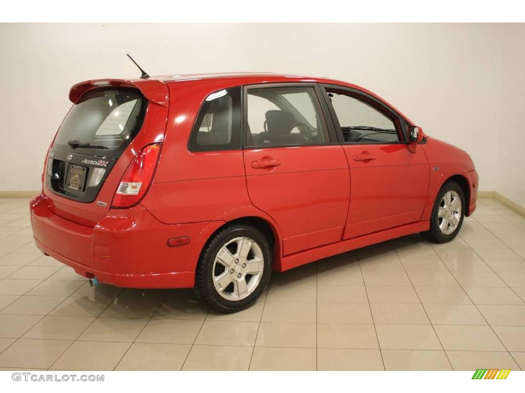 2003 Aerio SX AWD Sport Wagon - Racy Red / Black photo #7