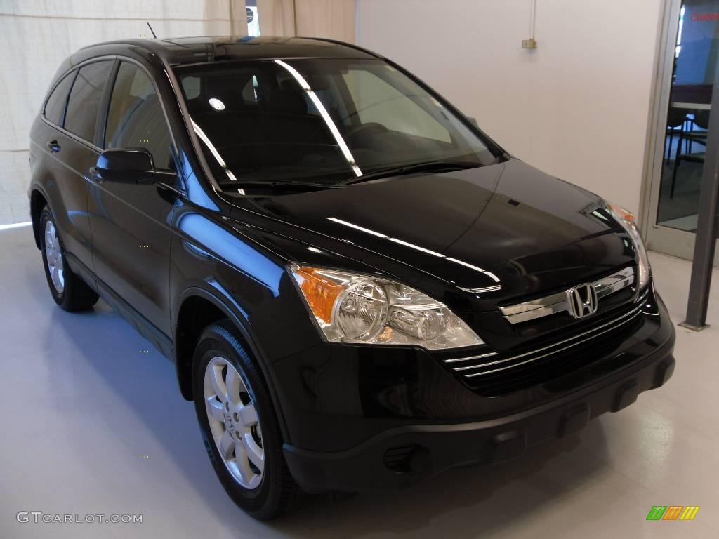 2007 CR-V EX - Nighthawk Black Pearl / Black photo #5