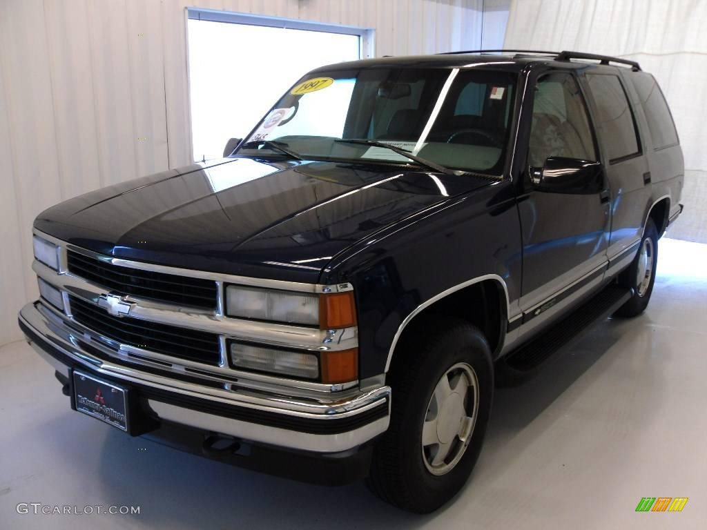 1997 Tahoe LT 4x4 - Indigo Blue Metallic / Pewter photo #1