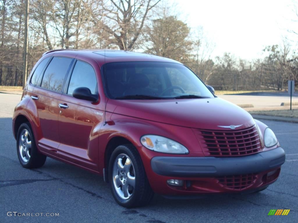2001 PT Cruiser Limited - Inferno Red Pearl / Taupe/Pearl Beige photo #1