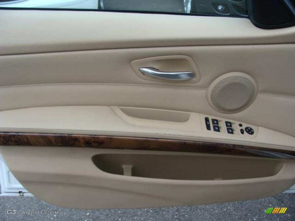 2008 3 Series 328xi Sedan - Alpine White / Beige photo #9