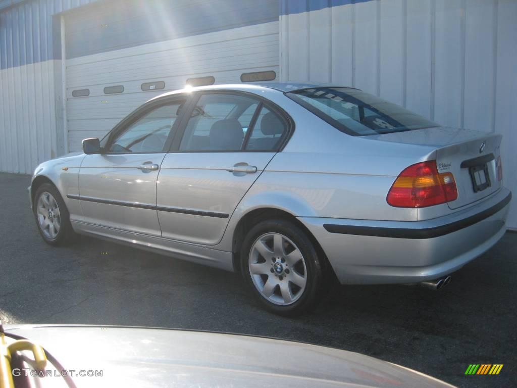 2003 3 Series 325xi Sedan - Titanium Silver Metallic / Grey photo #4