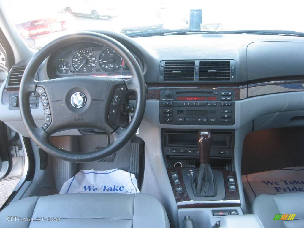 2003 3 Series 325xi Sedan - Titanium Silver Metallic / Grey photo #9